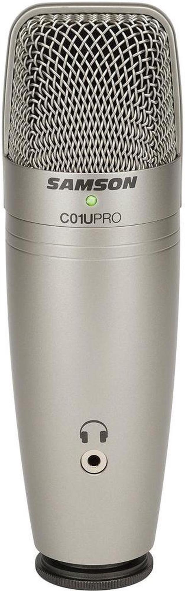 Alt view image 4 of 20 - Samson C01U PRO USB Studio Condenser Microphone