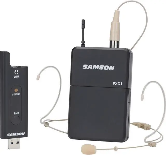 Alt view image 8 of 20 - Samson XPD2 Headset USB Digital Wireless System