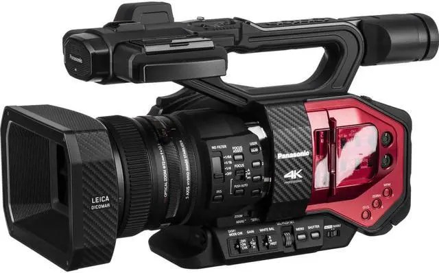 Alt view image 4 of 9 - Panasonic AG-DVX200 4K Professional Camcorder W/ 64GB Memory Card, Bag, Tripod, Led Light and More