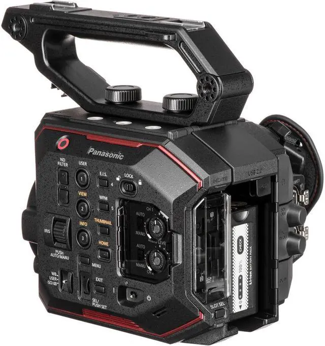 Alt view image 3 of 10 - Panasonic AU-EVA1 Compact 5.7K Super 35mm Cinema Camera W/ Deluxe Cleaning Set and More.