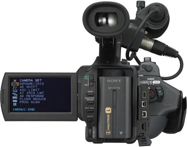 Alt view image 4 of 8 - Sony HVR-V1U HDV Camcorder - with Memory Card