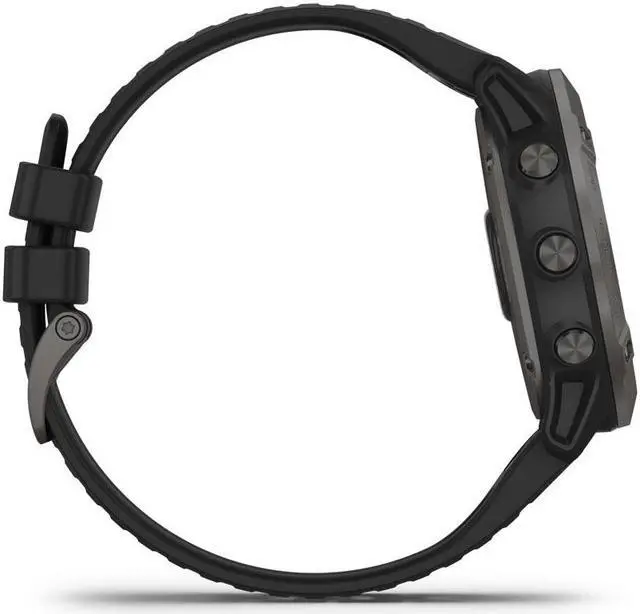 Alt view image 9 of 20 - Garmin Fenix 6X Sapphire, Premium Multisport GPS Watch,  -Carbon Gray DLC with Black Band-  (010-02157-10)