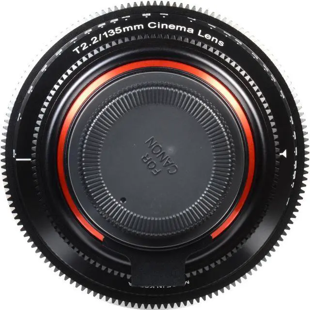 Alt view image 4 of 5 - Rokinon Xeen 135mm T2.2 Lens with PL Mount Bundled with Protective Case, Padded Backpack, Tripod and Cleaning Kit