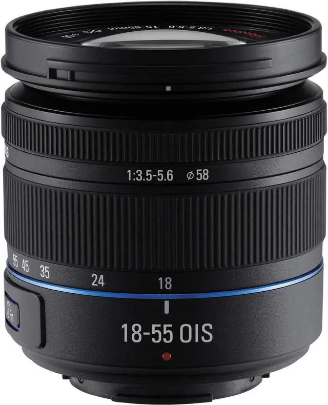 Alt view image 3 of 4 - Samsung 18-55mm f/3.5-5.6 OIS Compact Zoom Lens (Black) with Pro Filter