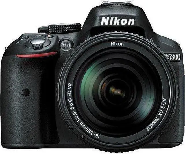 Alt view image 2 of 3 - Nikon D5300 Digital SLR Camera - Black w/18-140mm Lens