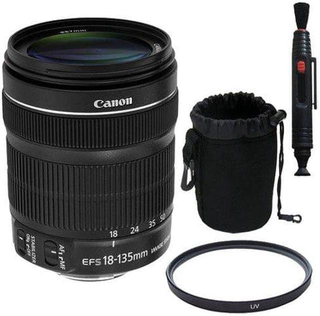 Canon EF-S 18-135mm f/3.5-5.6 IS STM Lens + 67mm UV Filter + Lens