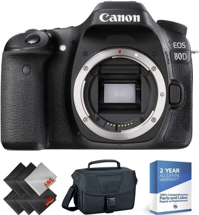 Alt view image 3 of 3 - Canon EOS 80D DSLR Camera (Body Only) + 2 Year Accidental Warranty
