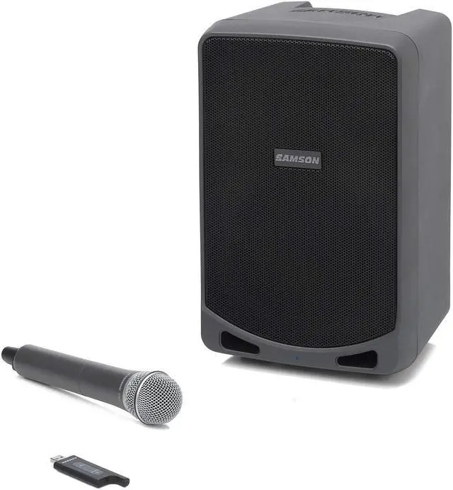 Alt view image 13 of 20 - Samson Expedition XP106w Rechargeable Wireless Portable PA System with Bluetooth