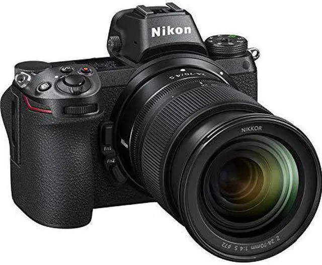 Alt view image 2 of 4 - Nikon Z 6 Mirrorless Digital Camera with 24-70mm Lens and Cleaning Kit (Intl Model)