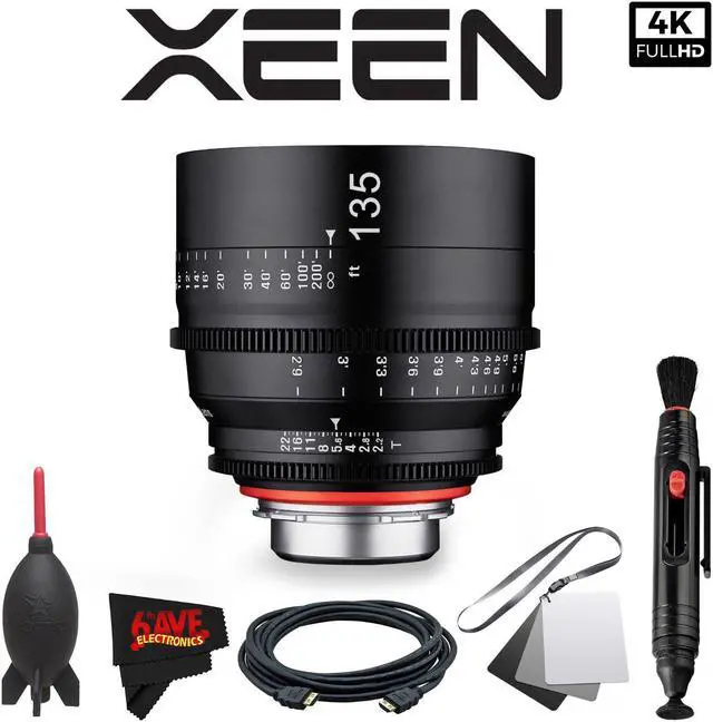 Main image of Rokinon Xeen 135mm T2.2 Lens with PL Mount with Professional Accessory Kit