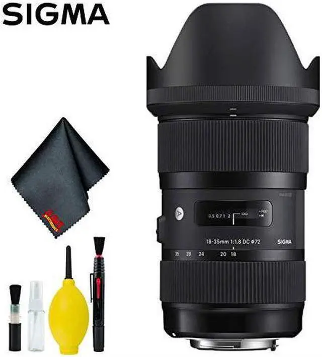 Alt view image 4 of 5 - Sigma 18-35mm f/1.8 DC HSM Art Lens for Canon EF Standard Kit