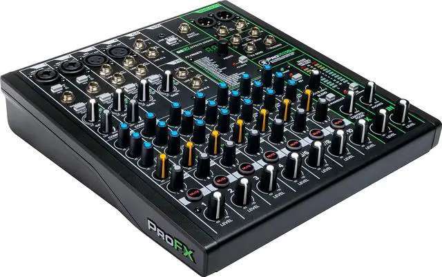 Alt view image 12 of 20 - Mackie PROFX10V3 10 Channel Professional Effects Mixer with USB