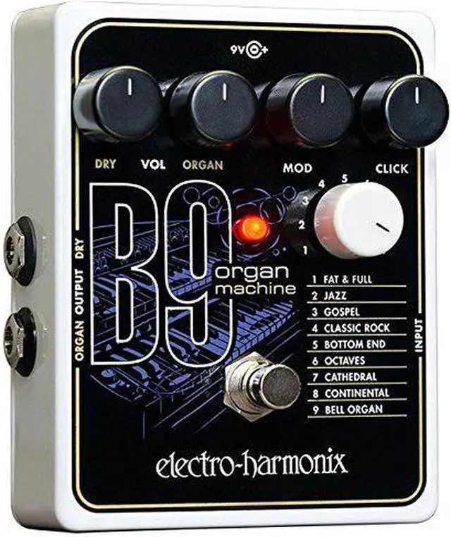Alt view image 6 of 15 - Electro-Harmonix B9 Organ Machine Guitar Effect Pedal