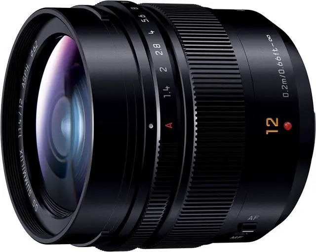 Main image of Panasonic Leica DG Summilux 12mm f/1.4 ASPH. Lens H-X012 (International Version) No Warranty