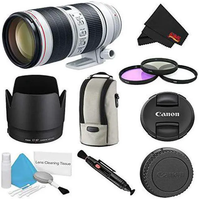 Alt view image 4 of 4 - Canon EF 70-200mm f/2.8L is III USM Lens Bundle w/ 3 Piece Filter Kit (International Model)