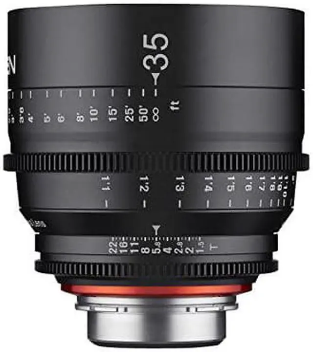 Alt view image 11 of 11 - Rokinon Xeen 35mm T/1.5 Pro Cine Lens (for Video DSLR PL Mount Cameras) Blackmagic PL Mount