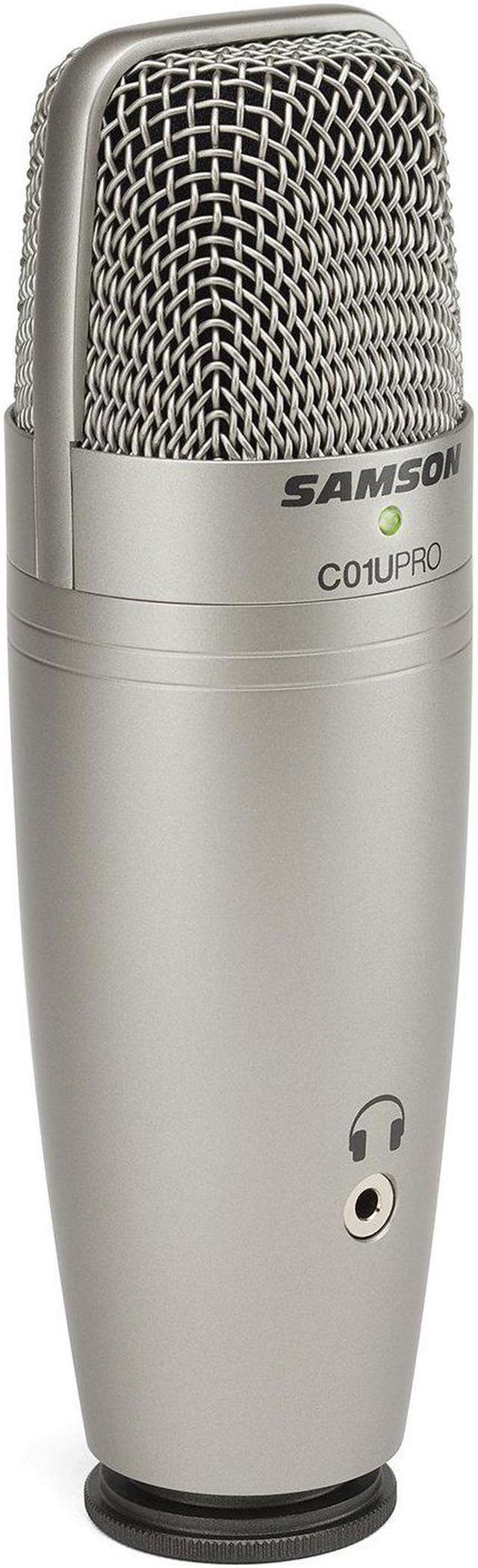 Alt view image 10 of 20 - Samson C01U PRO USB Studio Condenser Microphone