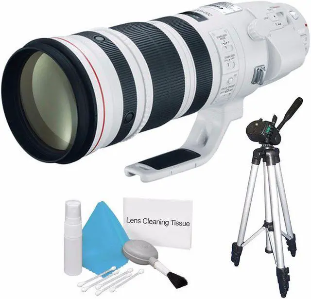 Main image of Canon EF 200-400mm f/4L is USM Lens (International Model) + Deluxe Cleaning Kit + Full Size Tripod