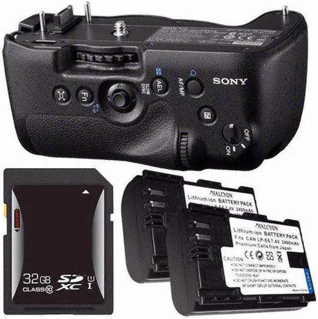 Main image of Sony Vertical Battery Grip for Alpha A99 DSLR Camera + NP-FM500H Battery + 32GB SDHC Card Saver Bundle