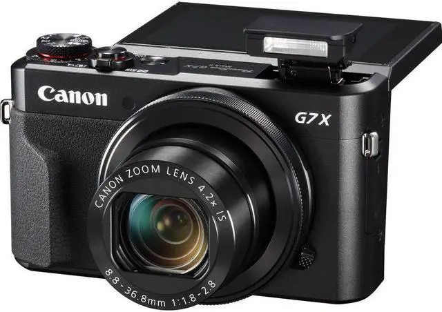 Alt view image 3 of 7 - Canon PowerShot G7 X Mark II Digital Camera + 32GB Memory Bundle