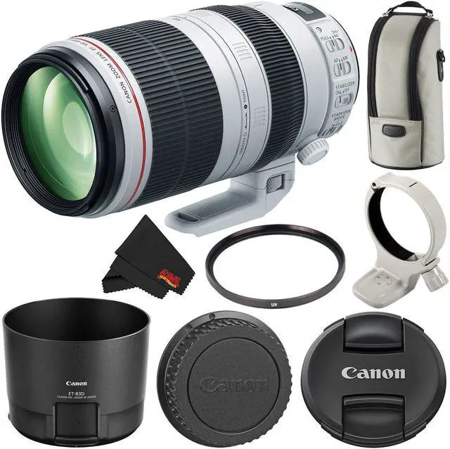 Main image of Canon EF 100-400mm f/4.5-5.6L is II USM Zoom Lens International Version Starter Bundle