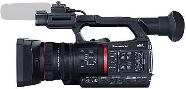 Alt view image 7 of 8 - Panasonic 4K Camcorder W/ Padded Case, 128 GB Memory Card, Heavy Duty Tripod, Wire Straps, LED Light, And More