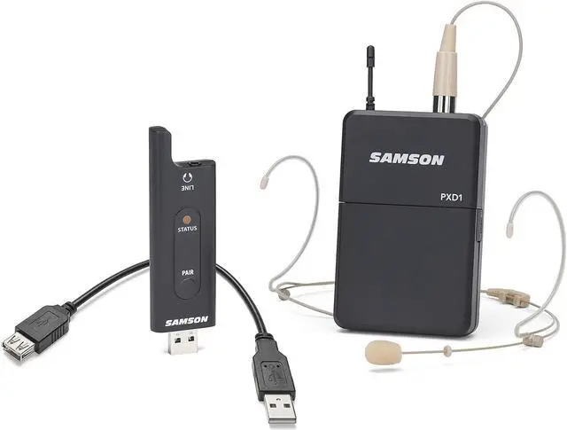 Alt view image 4 of 4 - Samson XPD2 Headset USB Digital Wireless System