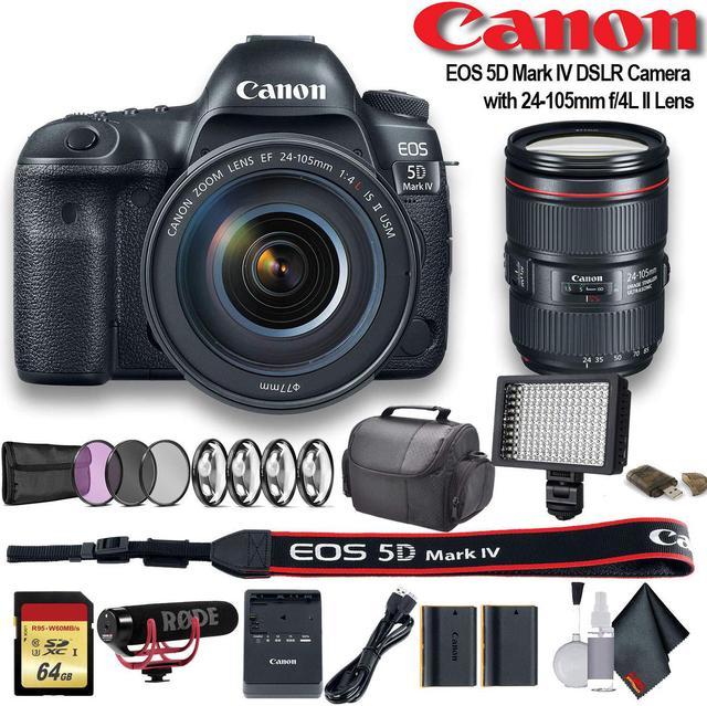 Canon EOS 5D Mark IV DSLR Camera with mm fL II Lens Intl