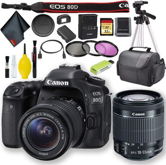 Canon EOS 80D CMOS DSLR Camera 18-55mm ...