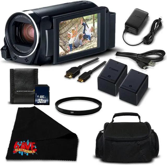 Main image of Canon VIXIA HF R800 Camcorder (Black) Full HD 1080p - Silver Level Bundle