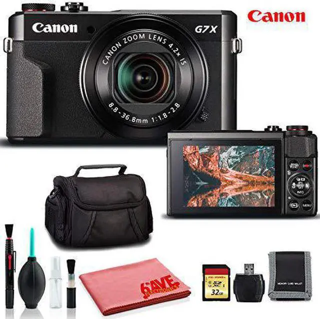Alt view image 4 of 7 - Canon PowerShot G7 X Mark II Digital Camera (International Model) - Ultimate Kit