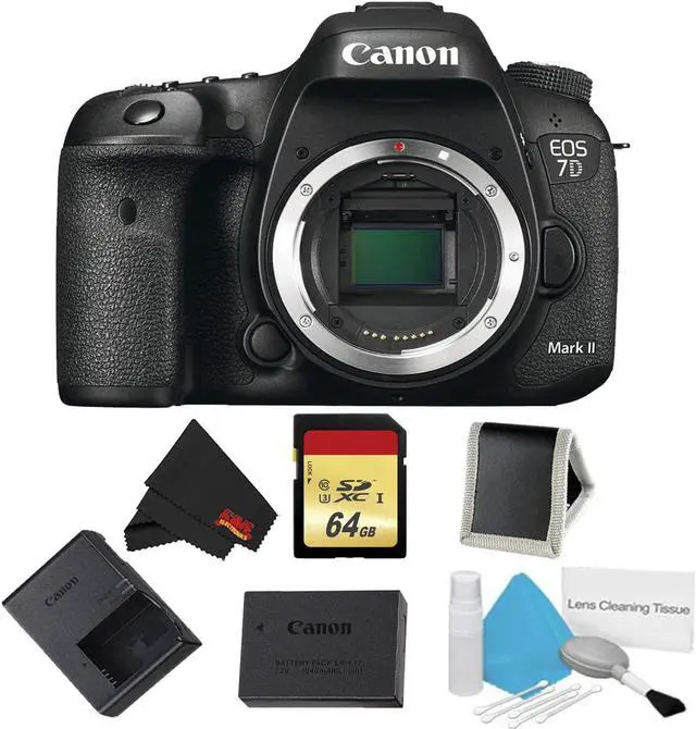 Main image of Canon EOS 7D Mark II DSLR Camera Body Only Memory Bundle (International Model)