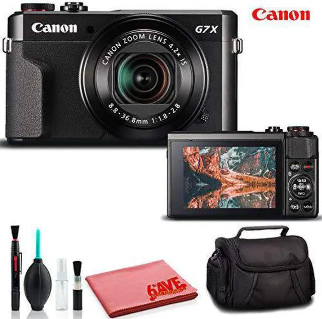 Alt view image 4 of 8 - Canon PowerShot G7 X Mark II Digital Camera (International Model) - Deluxe Kit
