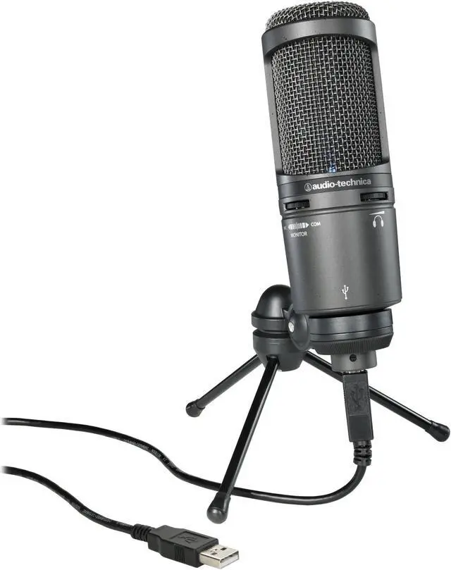 Alt view image 5 of 20 - Audio-Technica AT2020USB+ Cardioid Condenser USB Microphone