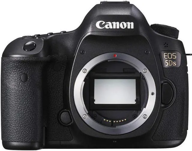 Alt view image 2 of 4 - Canon EOS 5DS DSLR Camera (Body Only) + Wireless Remote + Condenser Microphone + Case + 16GB Memory Card + Tripod + Card Reader Bundle - Intl Model