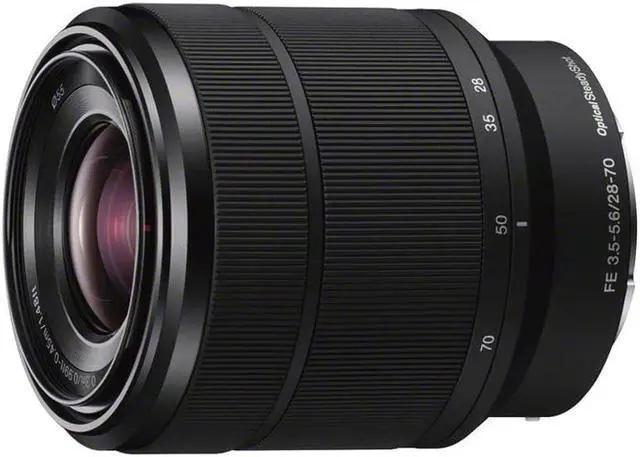 Alt view image 4 of 9 - Sony - 28 mm to 70 mm - f/3.5 - 5.6 - Zoom Lens for Sony E - Designed for Camera - 55 mm Attachment - 0.19x Magnification - 2.5x Optical Zoom - Optical IS - 2.9"Diameter