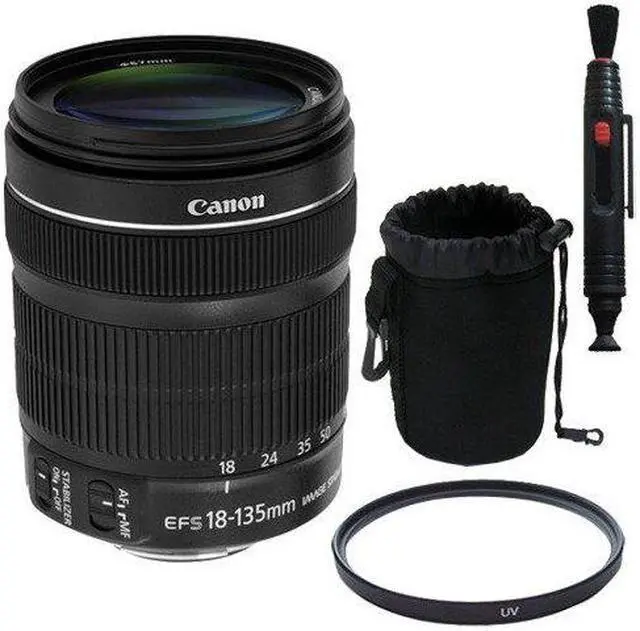 Alt view image 2 of 2 - Canon EF-S 18-135mm f/3.5-5.6 IS STM Lens + 67mm UV Filter + Lens Pen Cleaner + Deluxe Lens Pouch Bulk Packaging Saver Bundle