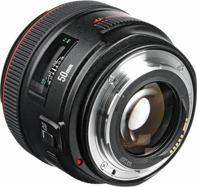 Alt view image 4 of 4 - Canon EF 50mm f/1.2L USM Camera Lens (Intl Model) + 3 Pcs Filter Kit + Cleaning Kit