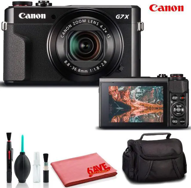 Main image of Canon PowerShot G7 X Mark II Digital Camera (International Model) - Deluxe Kit