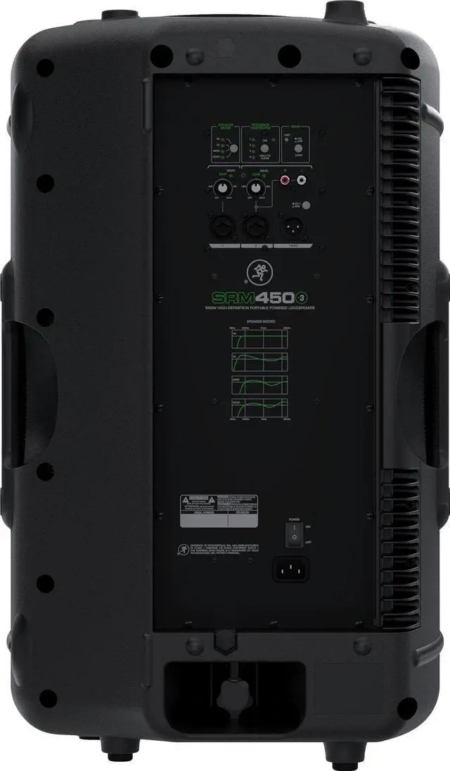 Alt view image 16 of 20 - Mackie SRM450 Powered 12" Loudspeaker 1000W Bi-Amped Version 3 Active Speaker