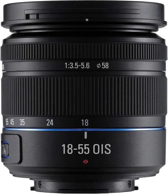 Alt view image 4 of 4 - Samsung 18-55mm f/3.5-5.6 OIS Compact Zoom Lens (Black) with Pro Filter
