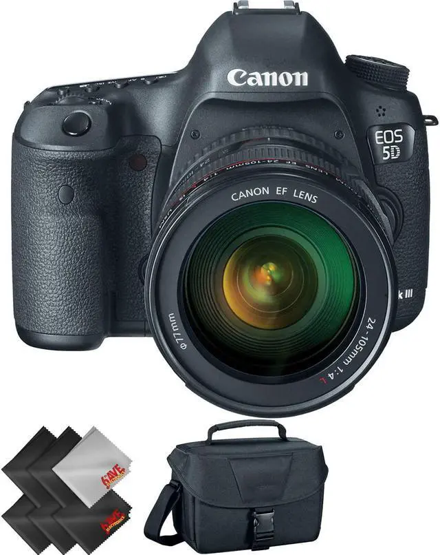Main image of Canon EOS 5D Mark III DSLR Camera with 24-105mm Lens + 2 Year Accidental Warranty