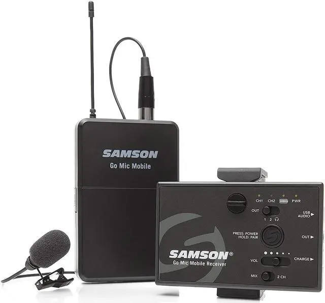 Alt view image 16 of 20 - Samson Go Mic Mobile Lavalier Wireless System