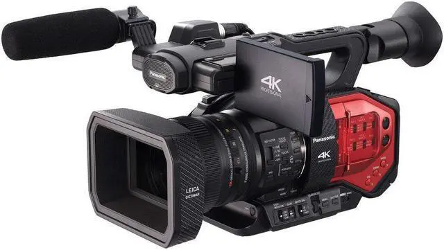 Alt view image 3 of 4 - Panasonic AG-DVX200 4K Camcorder with Four Thirds Sensor and Integrated Zoom Lens + Pro Memory Card