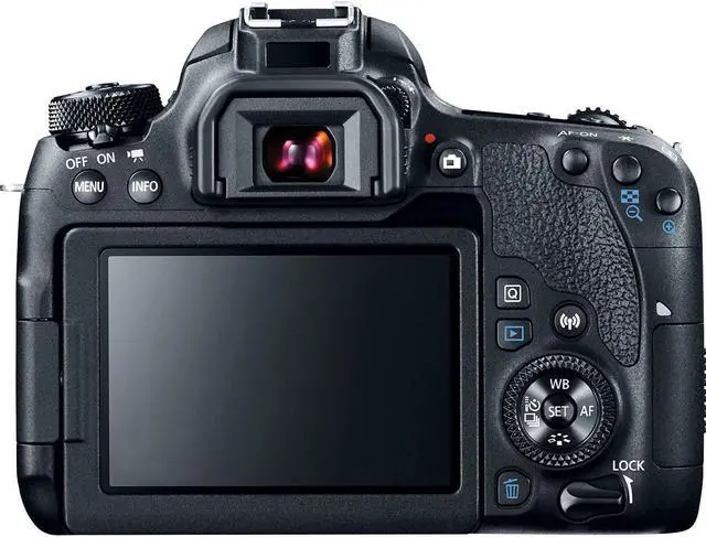 Alt view image 4 of 8 - Canon EOS 77D DSLR Camera (Body Only) 24.2 MP CMOS - Standard Bundle - (Intl Model)