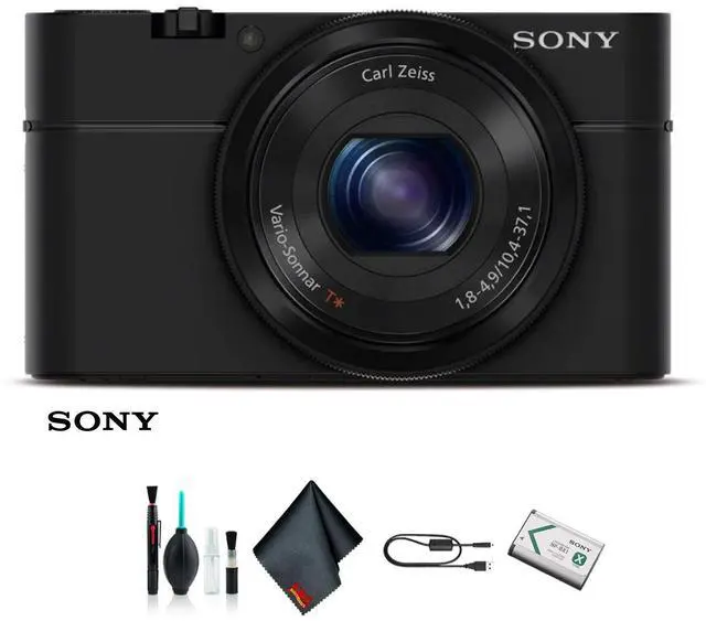 Main image of Sony Cyber-shot DSC-RX100 Camera DSCRX100/B Starter Kit