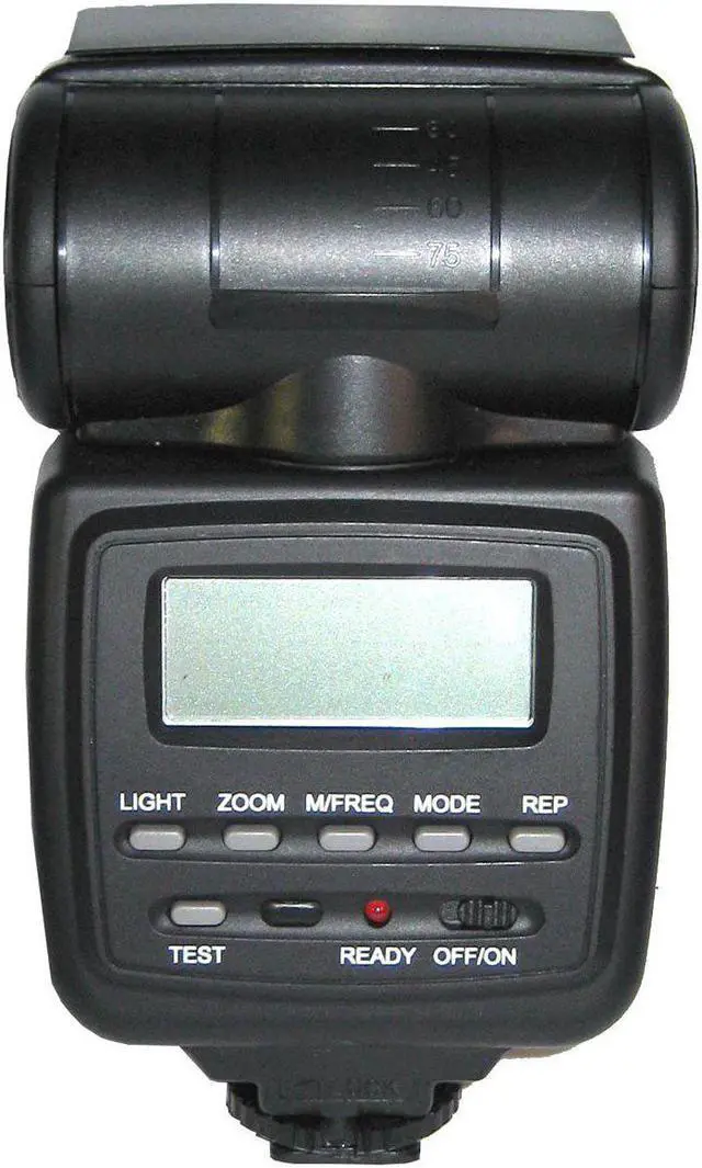 Main image of Zeikos SLR Digital Flash for Canon, ETTL/PowerZoom With LCD Display - Special Pro Edition Includes Wide Angle Diffuser (ZE-680EX / ZE680EX)