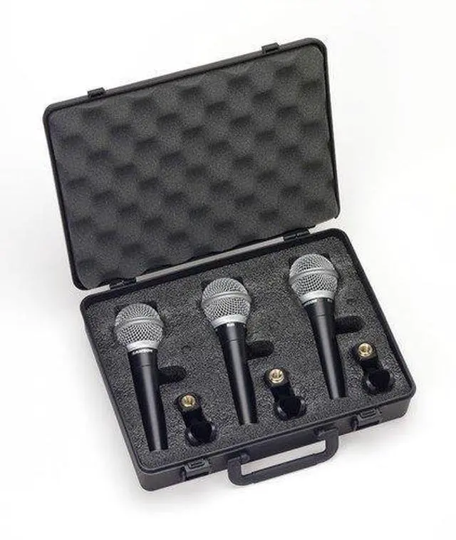 Alt view image 13 of 18 - Samson R21 3-Piece Mic Set