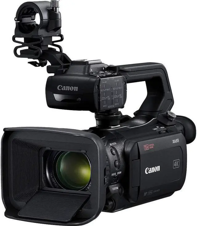 Alt view image 7 of 8 - Canon Xa55 Professional Uhd 4K Camcorder 4K Video - 15X Zoom Lens - 128Gb Memory - Video Editing Software Bundle