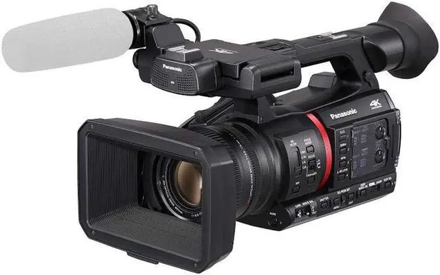 Alt view image 4 of 4 - Panasonic AG-CX350 4K Camcorder with 128GB Memory Card - Pro Video Light Bundle